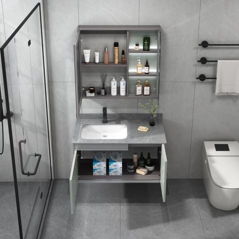 Tủ lavabo nhựa PVC hàn quốc 80cm