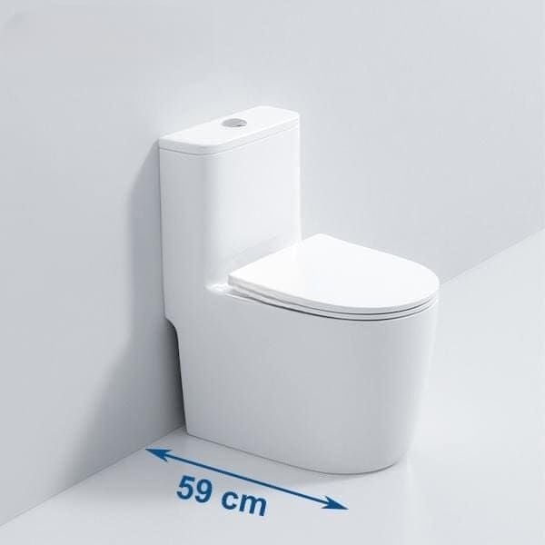 Bồn cầu liền khối R86 – Thiết kế hiện đại, tiết kiệm nước vượt trội