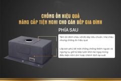Chậu rửa bát 1 hố đúc nguyễn khối nano đen 78x48cm