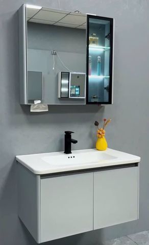 Bộ tủ lavabo treo tường phòng tắm 80cm