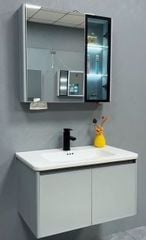 Bộ tủ lavabo treo tường phòng tắm 80cm