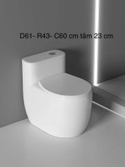 Bồn cầu cao cấp – Thiết kế hiện đại, công nghệ vượt trội R89