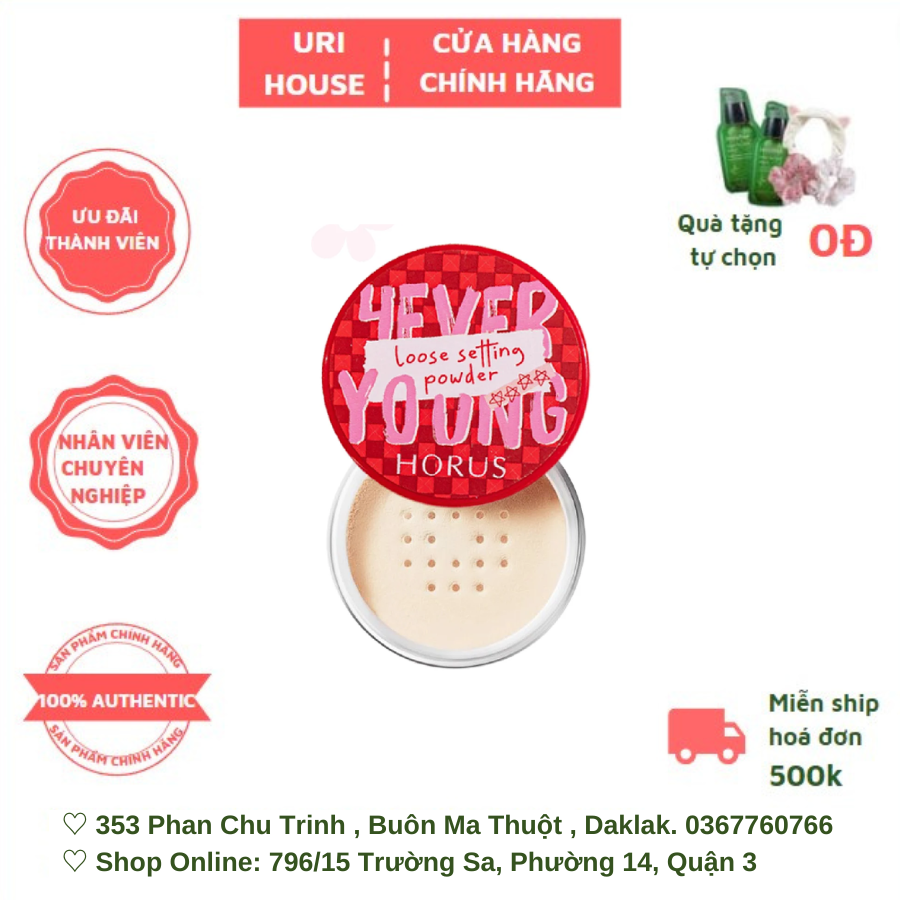 Phấn Phủ Bột Kiềm Dầu Horus 4everyoung Loose Setting Powder 7g