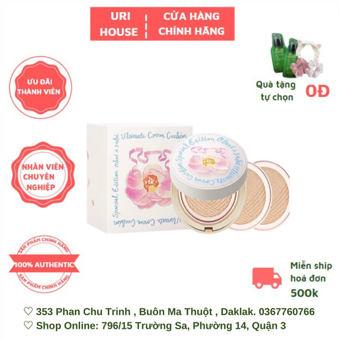  Phấn Nước OHUI Ultimate Cover Lifting Cushion Flower Saki Edition 
