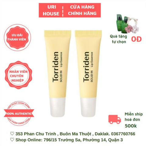  Dưỡng Môi Torriden Ceramide Lip Essence 11ml 