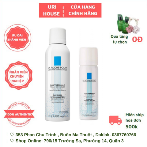  Xịt Khoáng La Roche-Posay Làm Dịu Và Bảo Vệ Da 150g  Thermal Spring Water Sensitive Skin 
