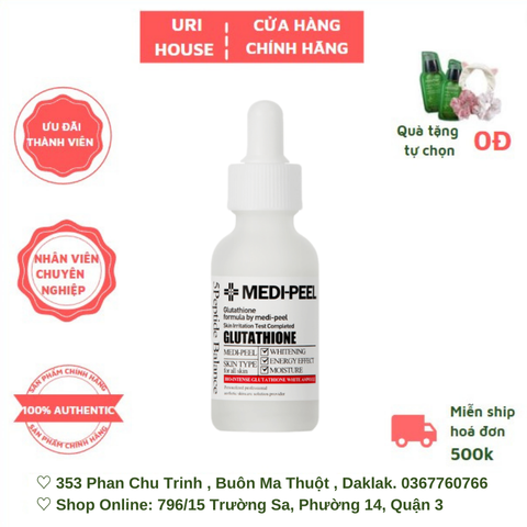  [NEW] Tinh Chất Medi-Peel Bio-Intense Glutathione 600 White Ampoule Trắng Da 30ml 