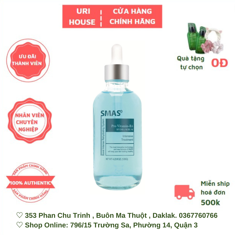 Tinh Chất SMAS Pro Vitamin B5 Hydra Serum Phục Hồi Và Cấp Ẩm 120ml