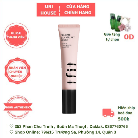  Kem Lót Trang Điểm Tfit Hồng Làm Mờ Che Phủ Lỗ Chân Lông Kiềm Dầu 