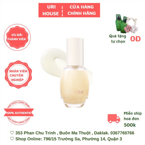  Kem Lót Thuần Chay, Che Phủ Lỗ Chân Lông, Cấp Ẩm Dasique Water Veil Primer 40ml 