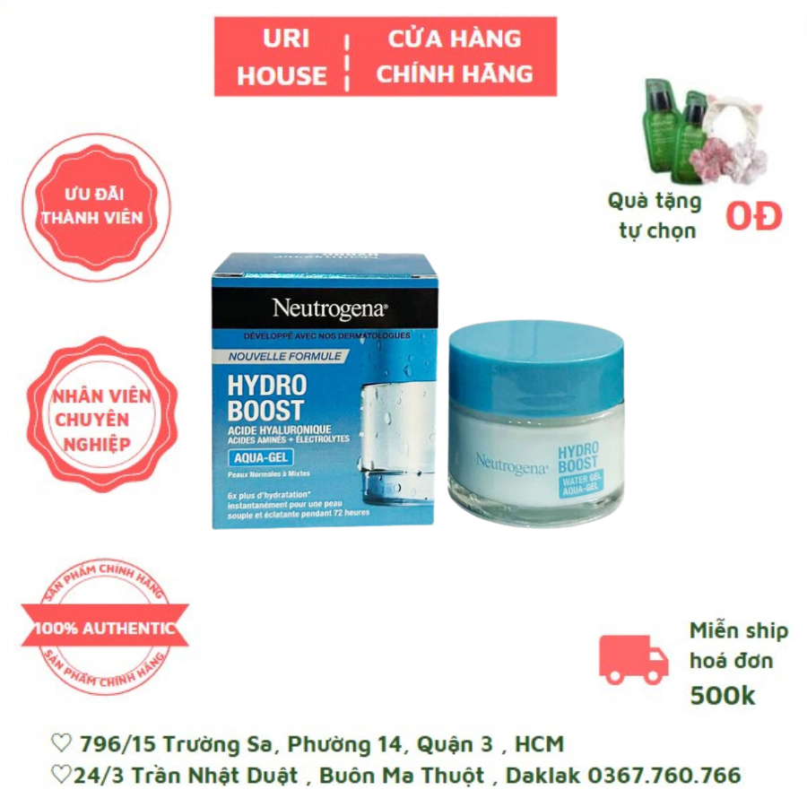 Kem Dưỡng Ẩm Neutrogena Hydro Boost Aqua Gel 50ml