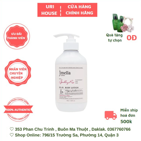  Sữa Dưỡng Thể Hương Nước Hoa Jmella In France Body Lotion 500ml 