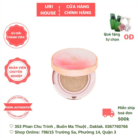 [[BEST SELERR] Phấn Nước Aperire Chống Nắng Che Phủ Cao Kiềm Dầu Day Dream Cover Cushion SPF50+ PA++++ 13g 