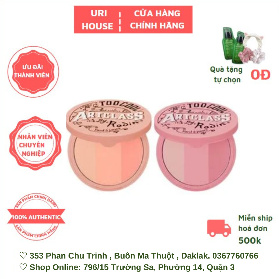 Phấn Má Hồng Too Cool For School Art Class By Rodin Blusher 9.5g
