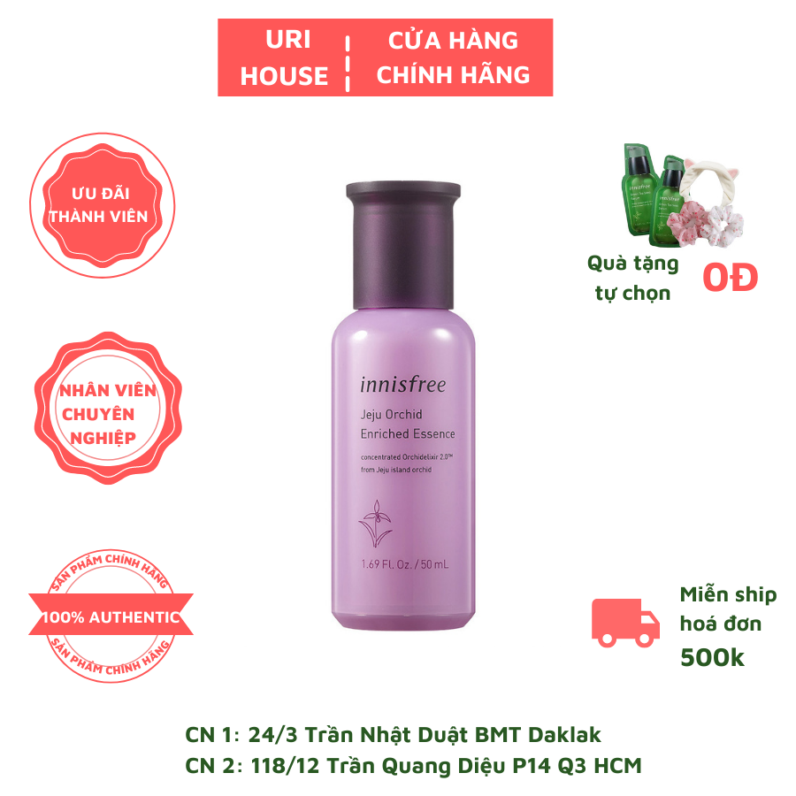 Tinh Chất Dưỡng Innisfree Jeju Orchid Enriched Essence 50ml