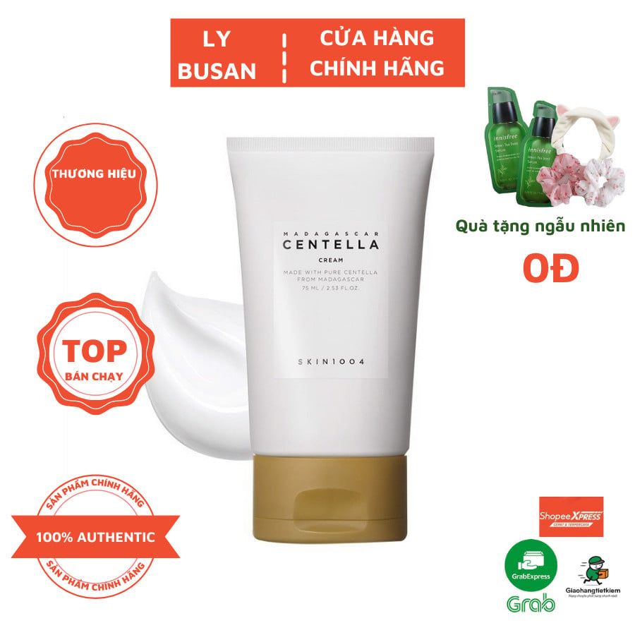 Kem Dưỡng Ẩm Da Mụn Và Da Nhạy Cảm Skin1004 Madagascar Centella Cream 75ml