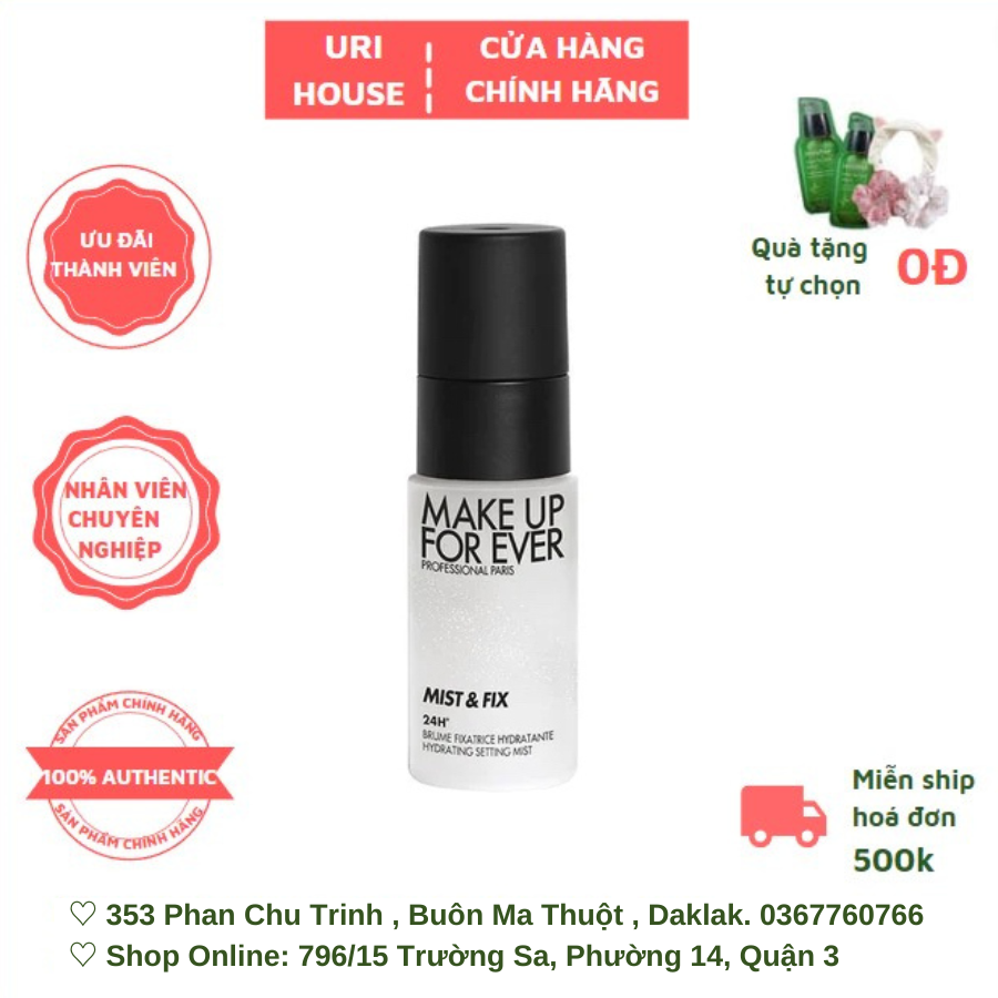 Xịt Khóa Nền Makeup For Ever Mist & Fix Matte 24h 30ml