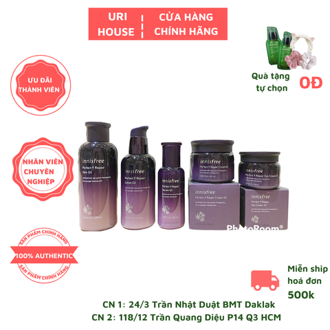  Bộ Dưỡng Da Cao Cấp , Ngừa Lão Hóa , Sáng Da Innisfree 9 Repair ( Full Bộ ) Tặng Kèm Quà Tặng Trị Giá 250k 