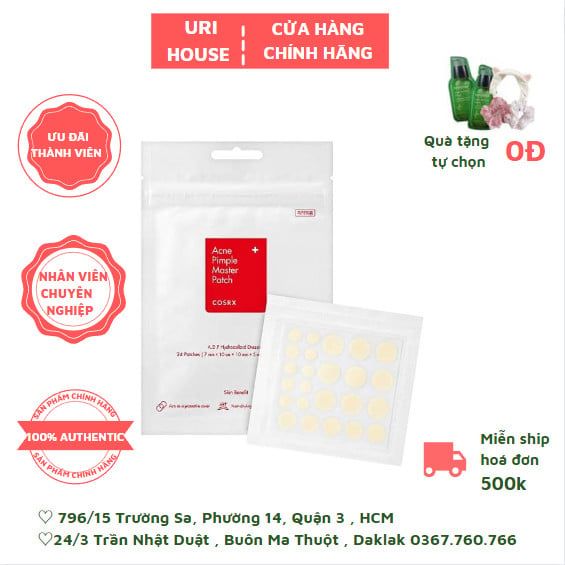 Miếng Dán Mụn Cosrx Acne Pimple Master Patch 24 Miếng
