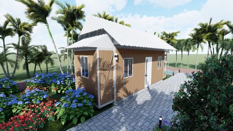 Nhà lắp ghép Nhật Bản 01 mô đun 16m2 Nissei House