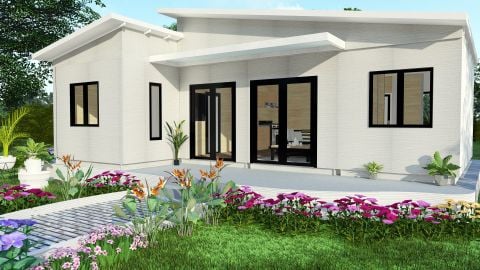 Nhà lắp ghép Nhật Bản 4 mô đun 58m2 Nissei House