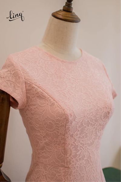  Lace nude dress for Mom 