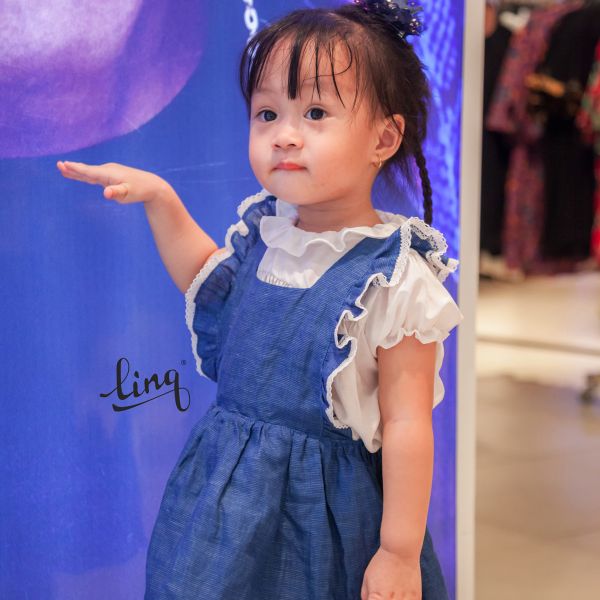  Ling linen dress for Kid 