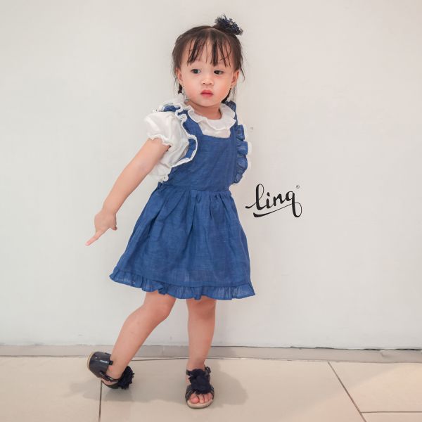  Ling linen dress for Kid 