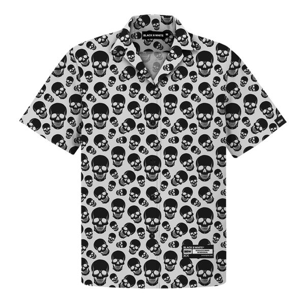  Bɴ̅W® Brave Soul Skull Print Shirt 