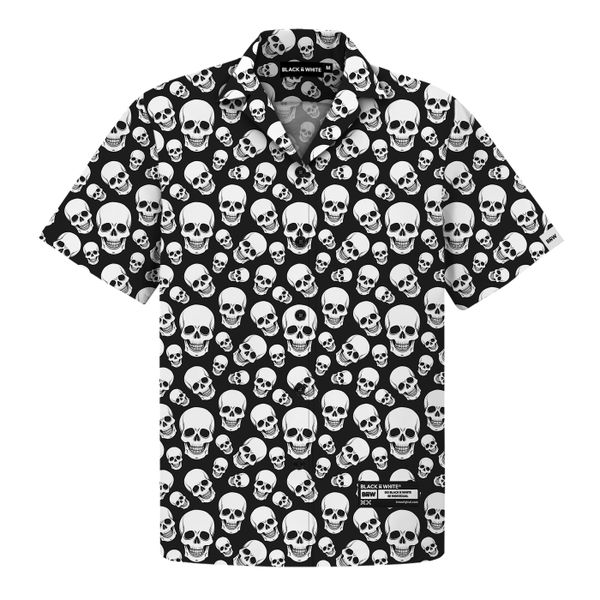  Bɴ̅W® Brave Soul Skull Print Shirt 