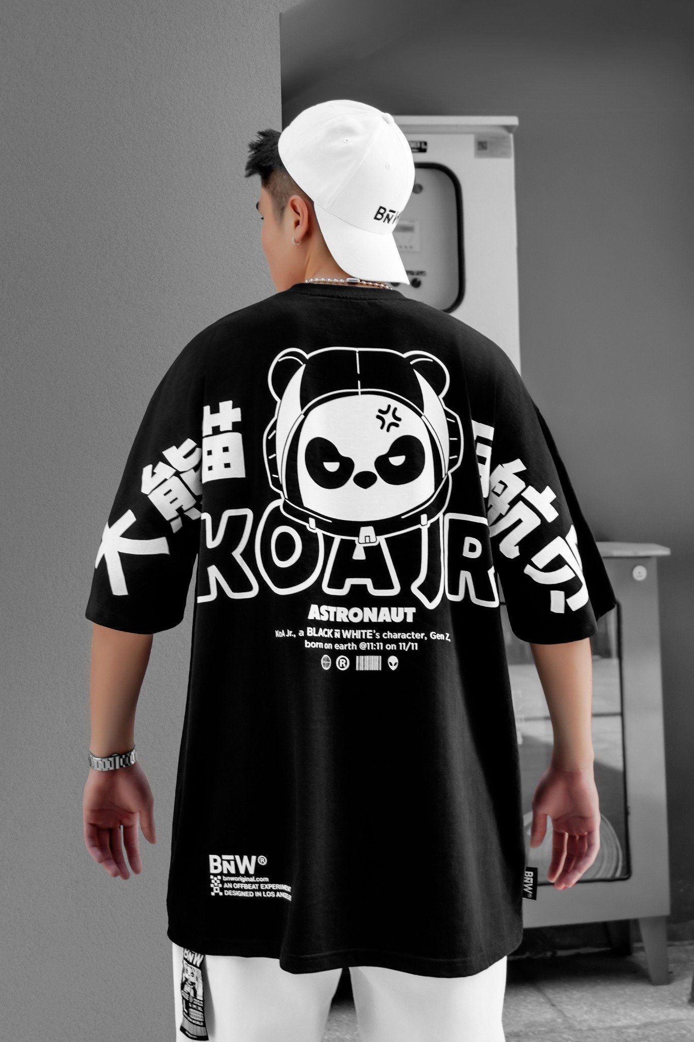 nouw. tシャツ \"Space orbit\" Black 2025 S/S 2024-25スローガンTシャツ｢MOVE ON」Type2｜宇都宮ブレックス｜B