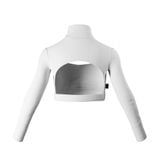  Bɴ̅W® Long-Sleeve Punk Style Crop-Top 