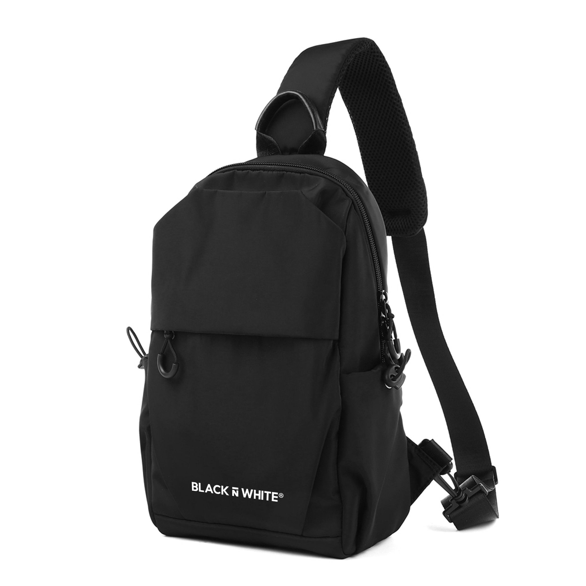 Bɴ̅W® Cross Shoulder Sling Bag BLACK ɴ̅ WHITE®