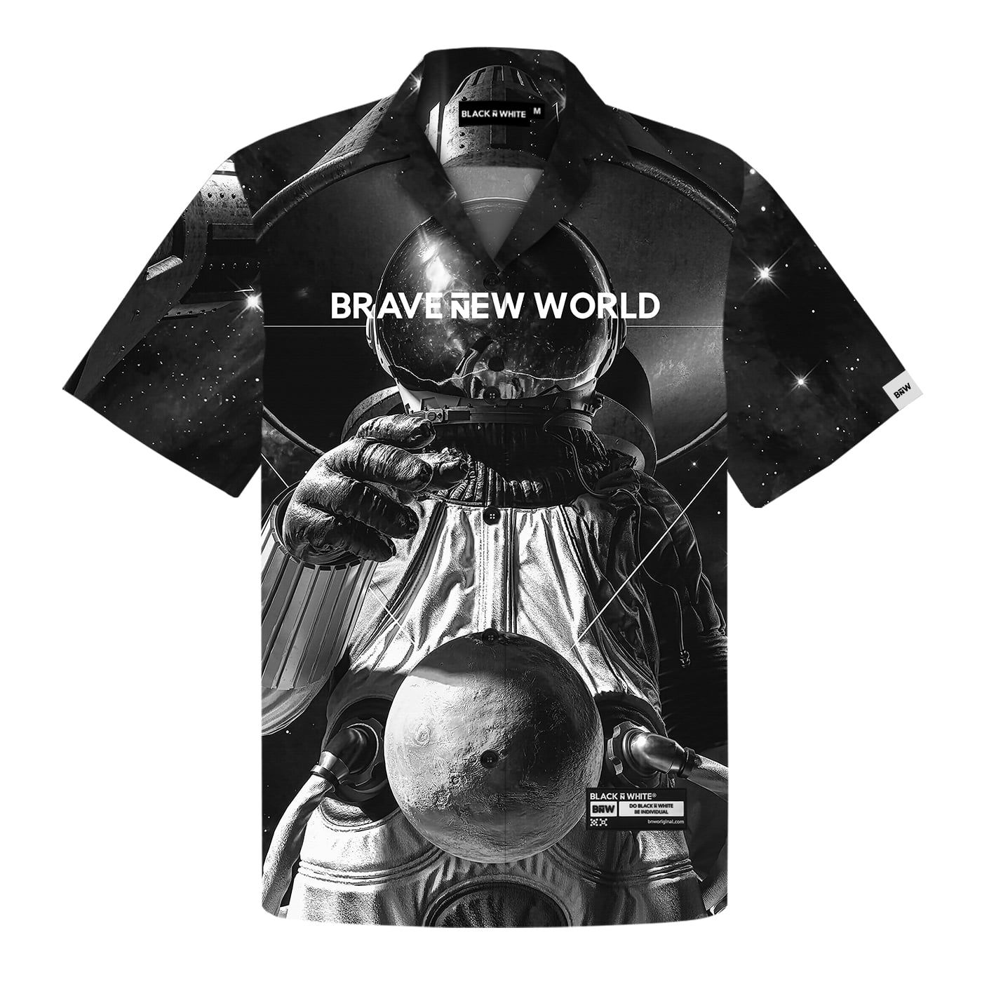  Brave New World - Luxury Design Graphic Print Shirt 
