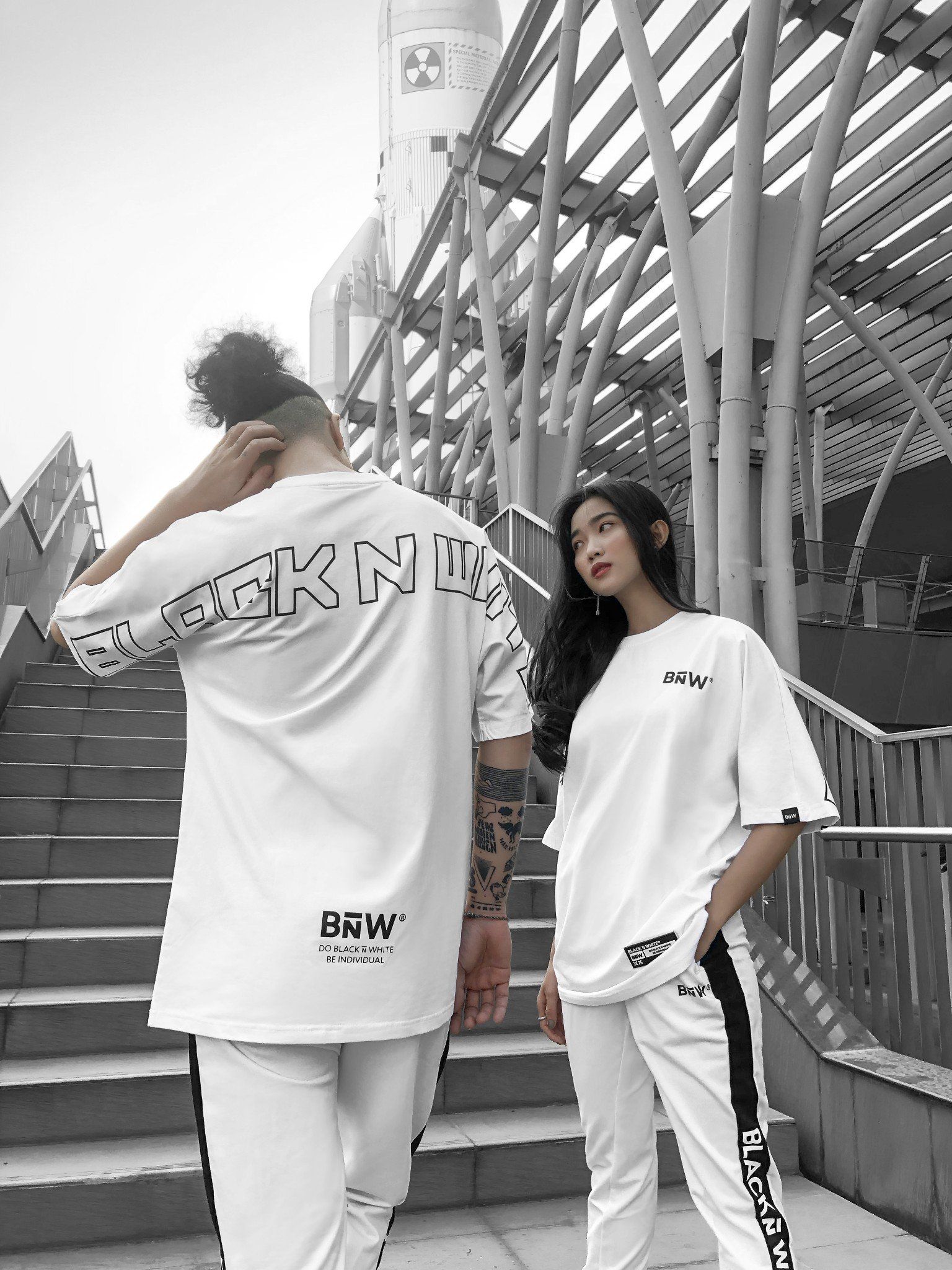  Bɴ̅W® Black and White Tee 