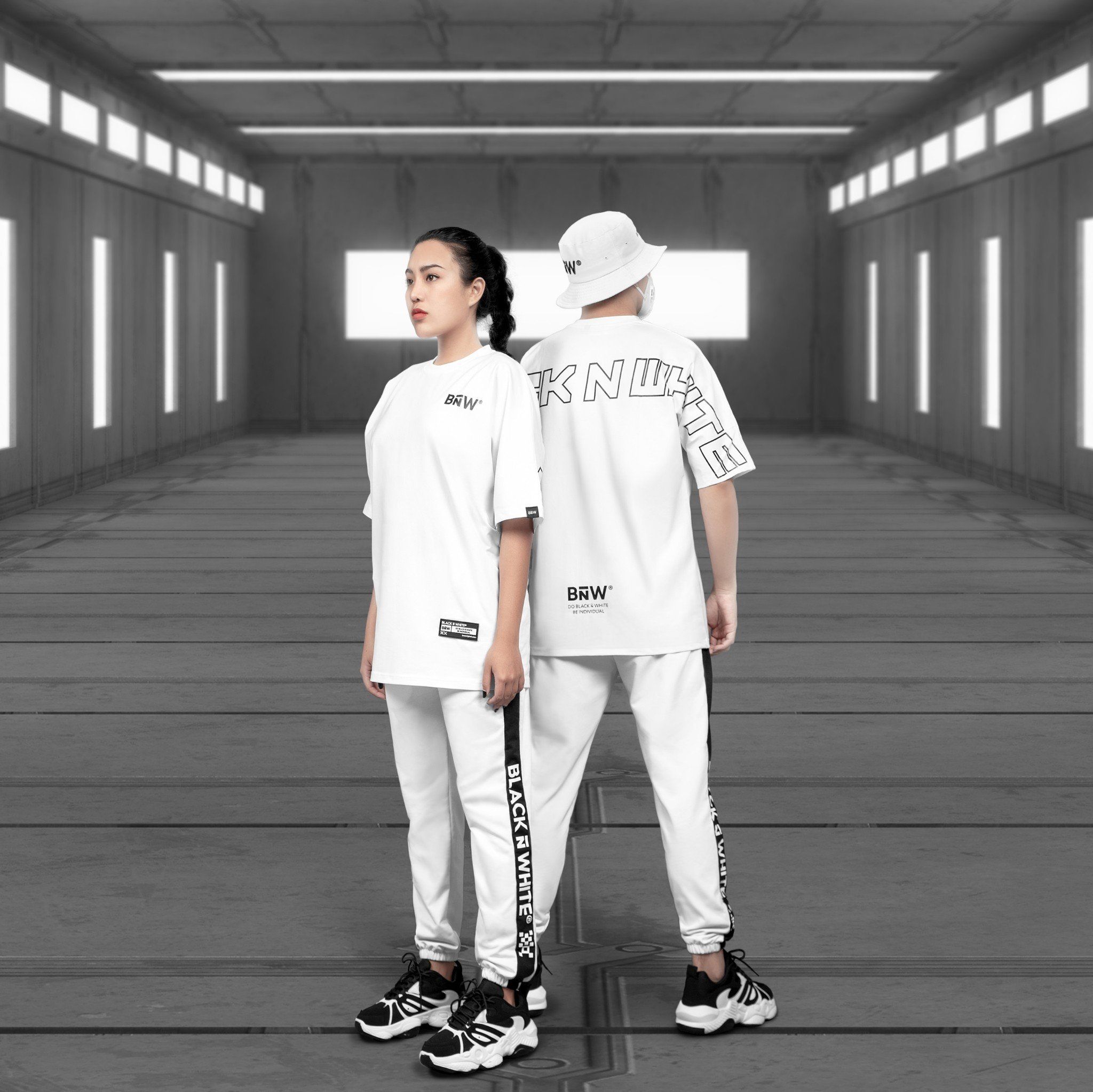  Bɴ̅W® Black and White Tee 