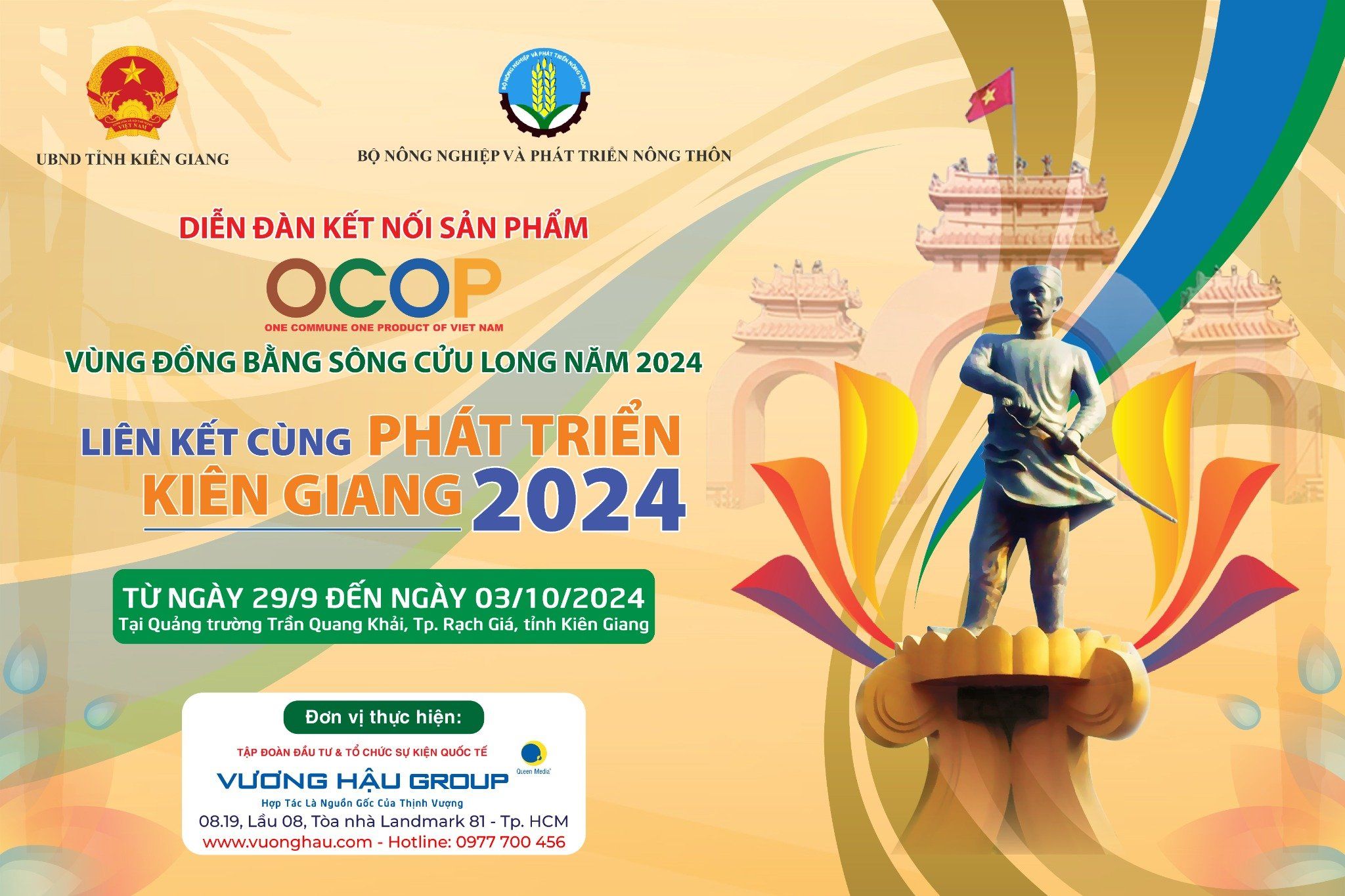  DIỄN ĐÀN KẾT NỐI SẢN PHẨM OCOP VÙNG ĐỒNG BẰNG SÔNG CỬU LONG NĂM 2024 