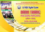 LỄ HỘI NGHỀ LÀM BÁNH TRÁNG PHƠI SƯƠNG TRẢNG BÀNG, TÂY NINH LẦN II NĂM 2018