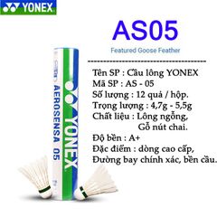 Cầu lông YONEX AS05 chính hãng