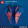 [ sút tốt ] Giày đá bóng Kamito Cobra 2 đỏ xanh cao cổ