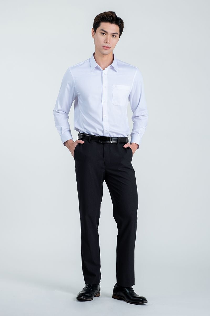  Quần Tây Nam Form Ôm Vừa Lưng Thông Minh DP24FH10T-EPSC 