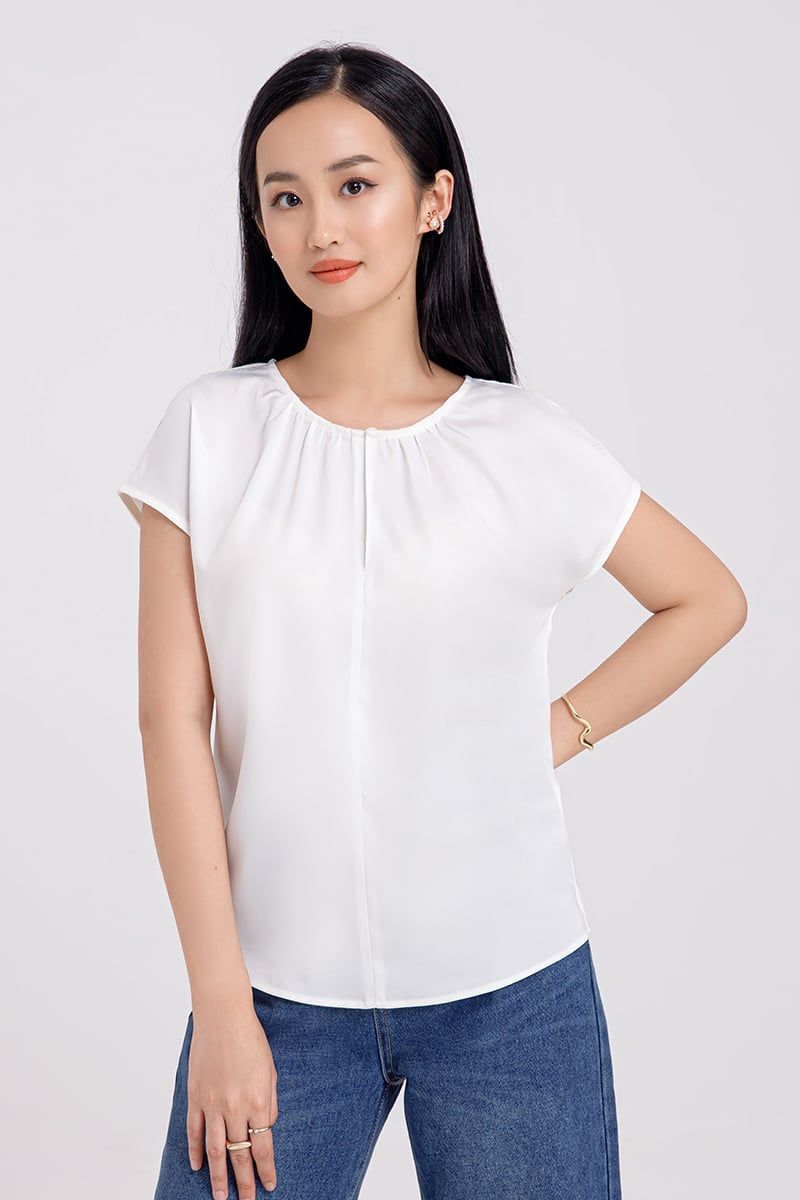Top với hơn 64 về váy cổ tròn xếp ly mới nhất  Du học Akina