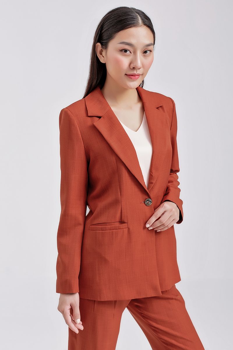  Áo blazer nữ basic có túi FWBZ20FH05L 