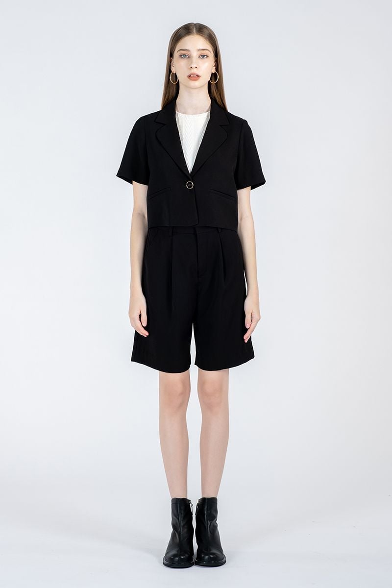  Áo Blazer Nữ Dáng Croptop FWBZ24SS03C 