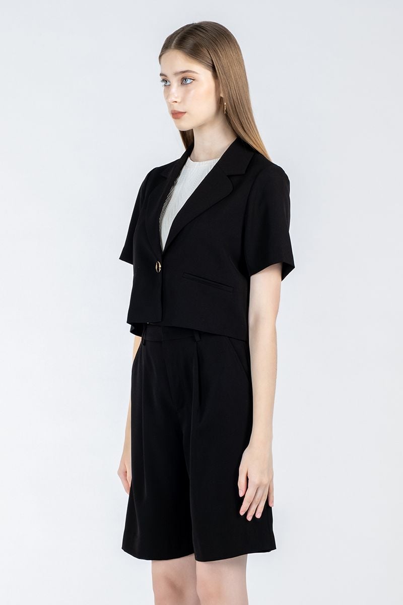  Áo Blazer Nữ Dáng Croptop FWBZ24SS03C 