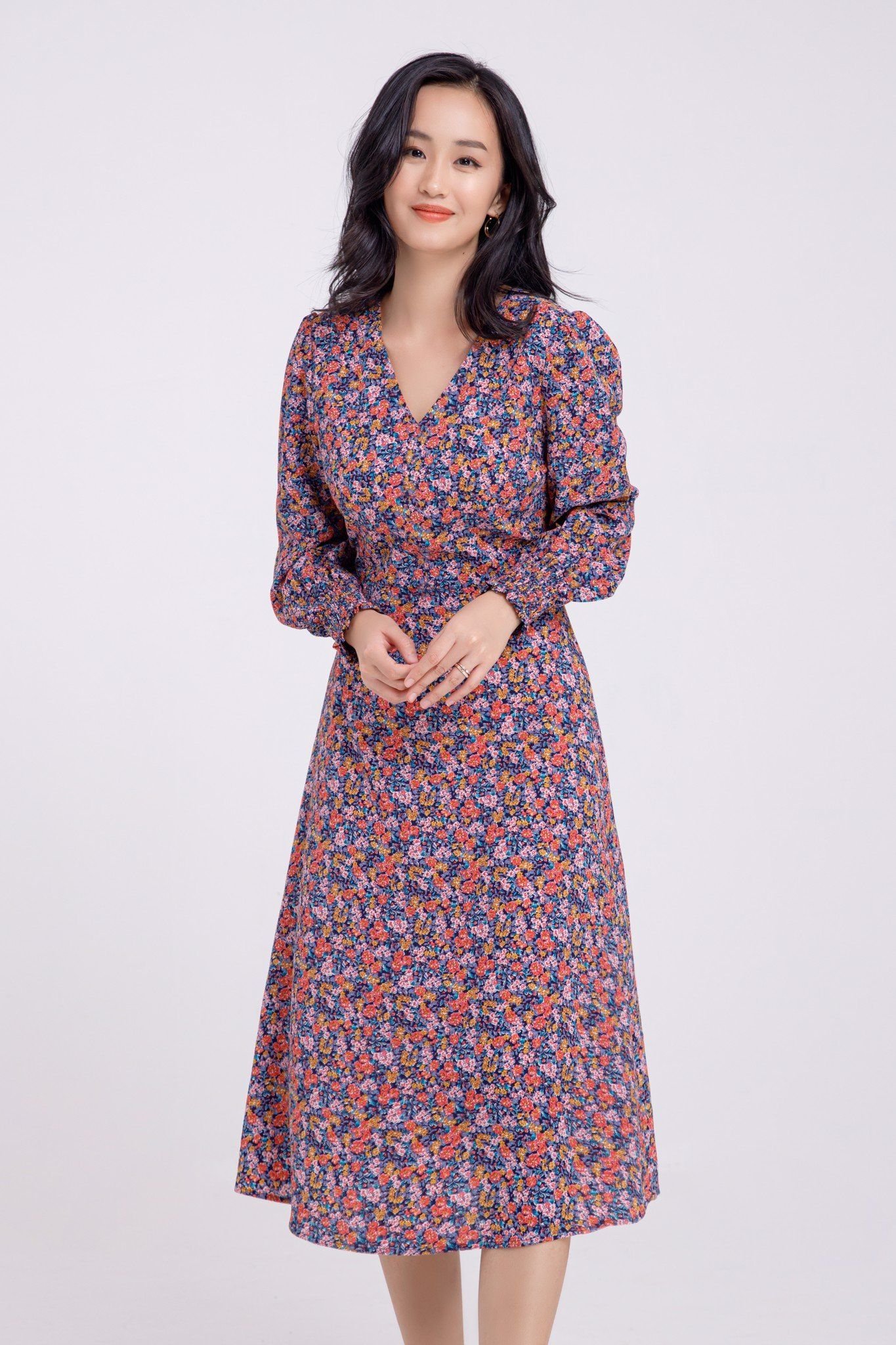 Váy hoa nhí dáng xòe, Đầm vintage tay lỡ chất voan phong cách tiểu thư Hàn  Quốc - Roxie | Shopee Việt Nam