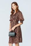  Đầm nữ wrap-dress họa tiết hoa FWDR22FH25G 