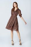 Đầm nữ wrap-dress họa tiết hoa FWDR22FH25G 