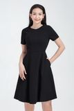  Đầm chữ A tay ngắn  FWDR22SS30L 