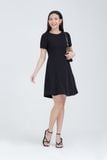  Đầm chữ A tay ngắn  FWDR22SS30L 